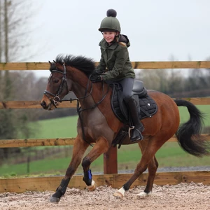 Aubrion React Thermal Waterproof Coat- Young Rider - Khaki in Khaki