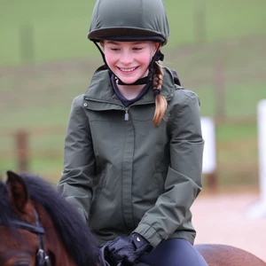 Aubrion React Thermal Waterproof Coat- Young Rider - Khaki in Khaki