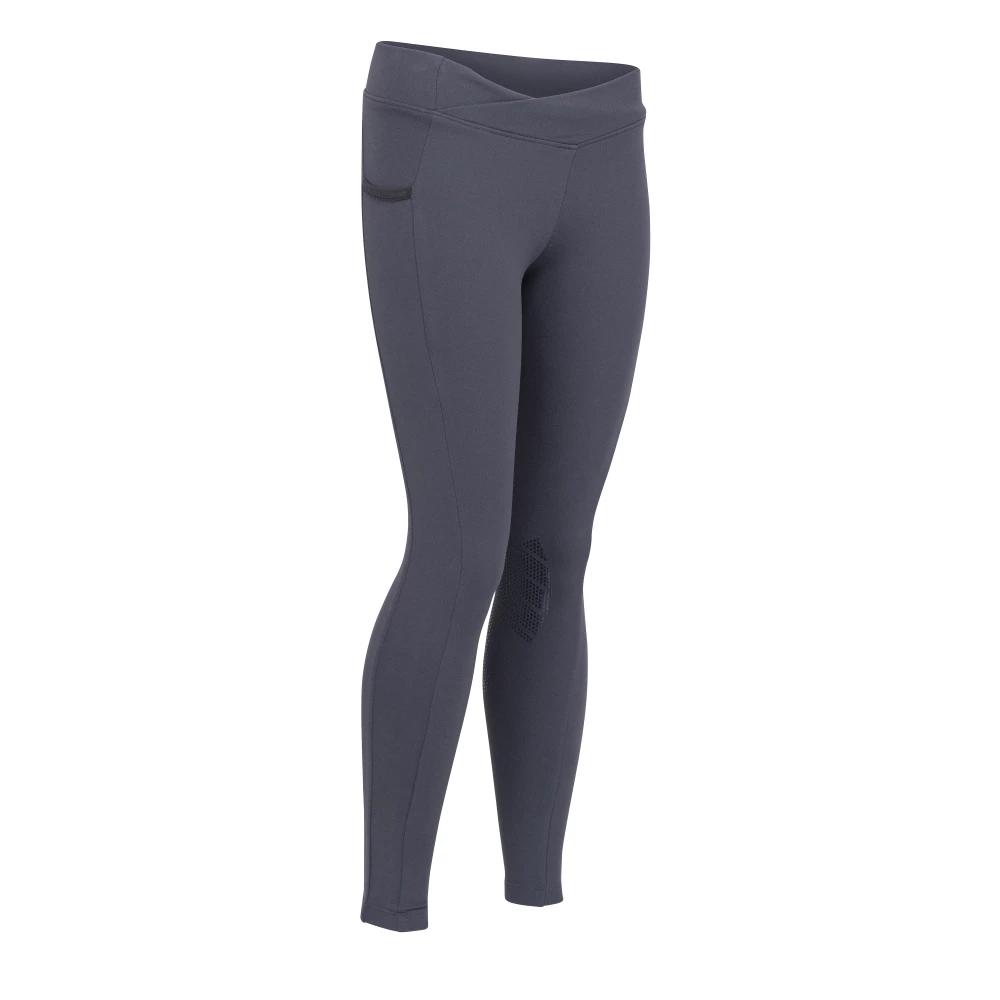 Aubrion React Crossover Riding Tight - Charcoal in Charcoal