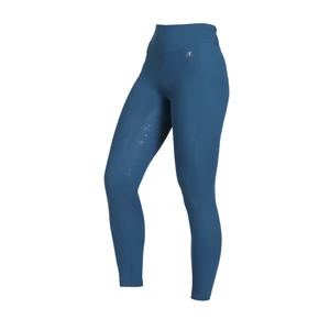 Aubrion Equestrian Winter Riding Tights - Estate Blue in Estate Blue