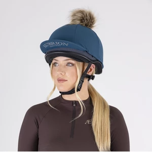 Aubrion Equestrian Hat Cover - Estate Blue in Estate Blue