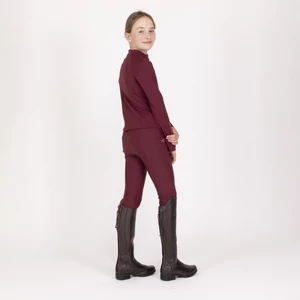 Aubrion Equestrian Winter Long Sleeve Base Layer - Young Rider - Port 