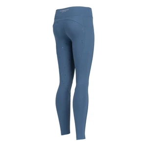 Aubrion Equestrian Riding Winter Tights - Young Rider - Estate Blue in Estate Blue