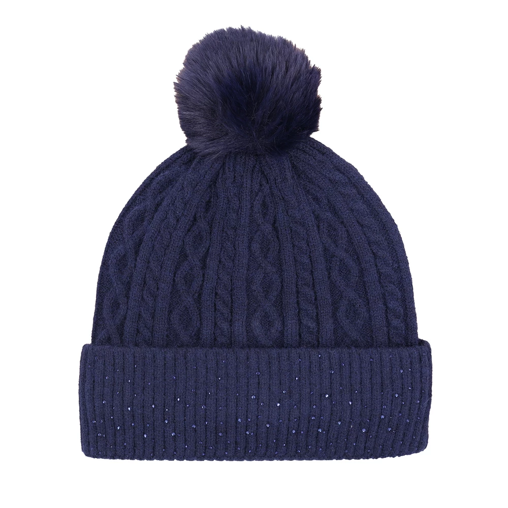 Schockemohle Beanie SP Glamour Beanie Style - Dark Navy in Dark Navy