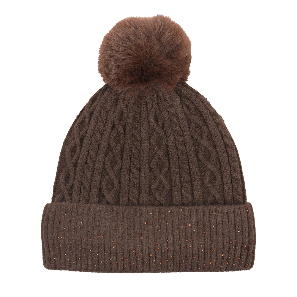 Schockemohle Beanie SP Glamour Beanie Style - Mocca in Mocca