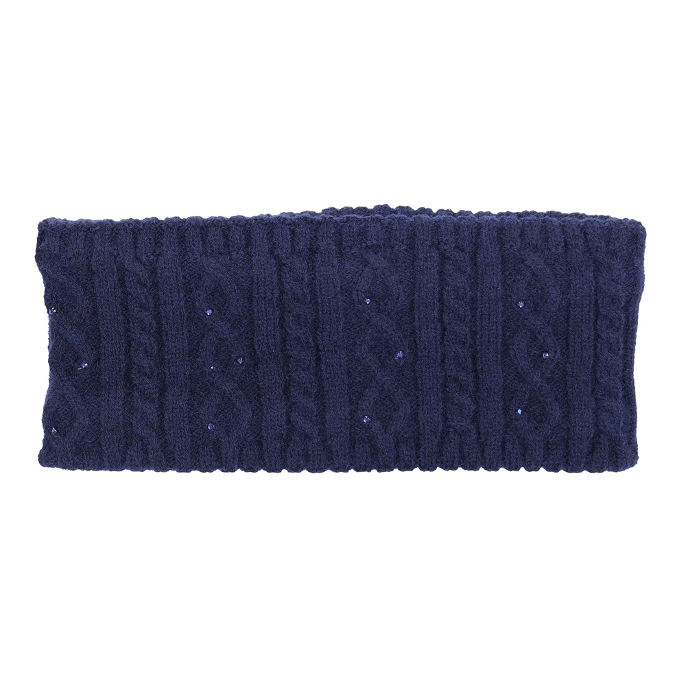 Schockemohle Headband SP Glamour Headband Style - Dark Navy in Dark Navy