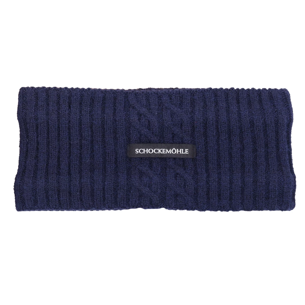 Schockemohle Headband SP Braided Headband 26 Style - Dark Navy in Dark Navy
