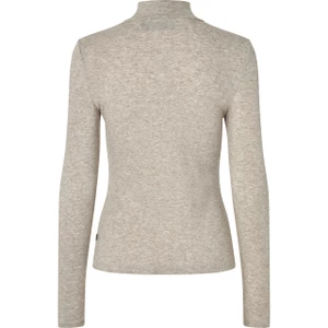 Kingsland KLAbigail Ladies Turtleneck Knit - Beige Melange in Beige Melange
