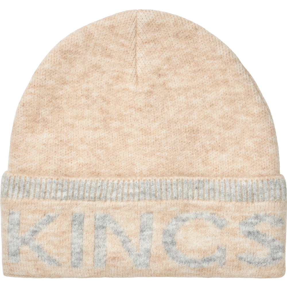 Kingsland KLAllison Knitted Hat - Light Grey Melange in Light Grey Melange