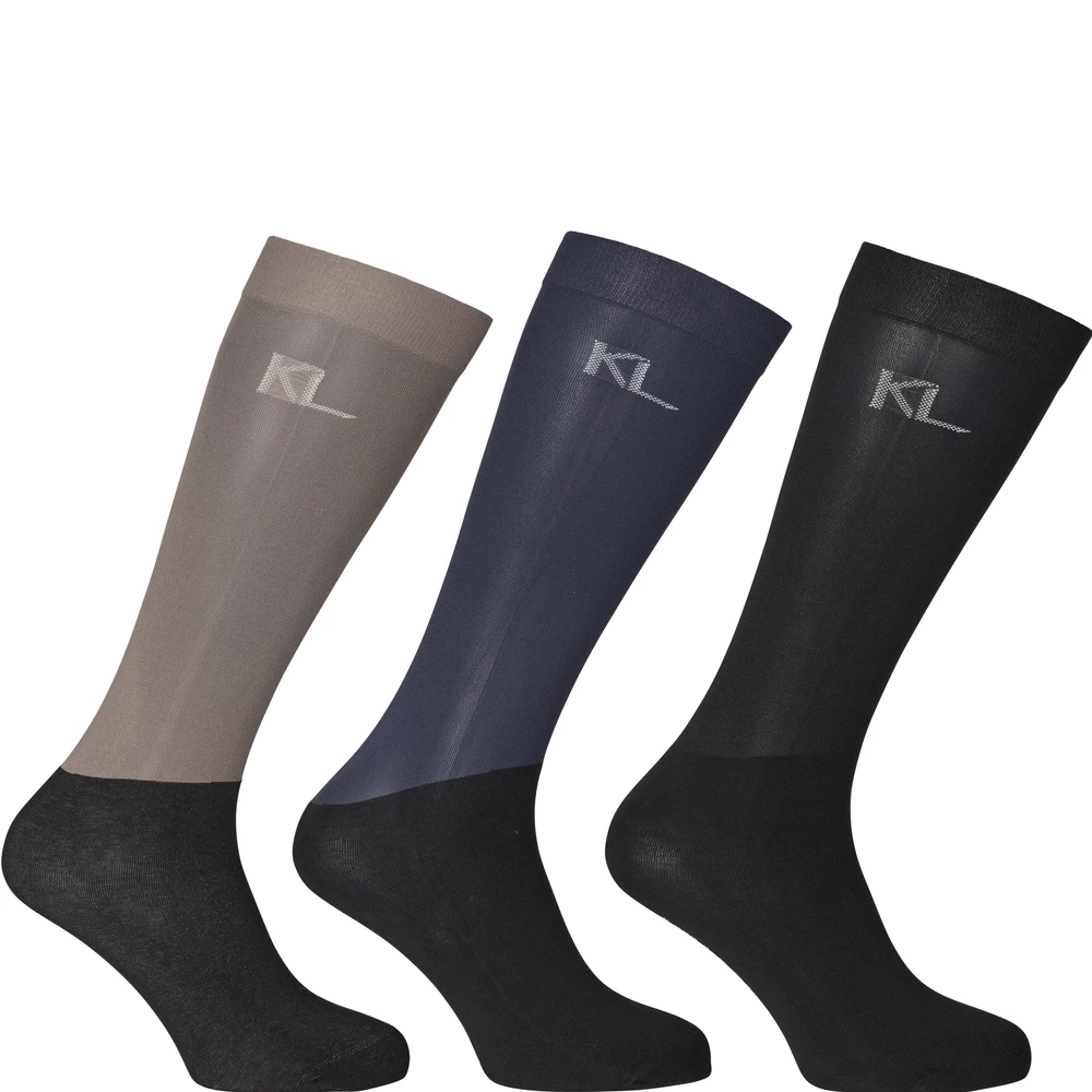 Kingsland KLAgnes Show Socks 3-Pack - Assorted Colors in Assorted Colors