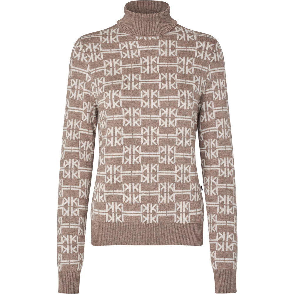 Kingsland KLAnnabella Ladies Knitted Rollneck - Dove Melange in Dove Melange