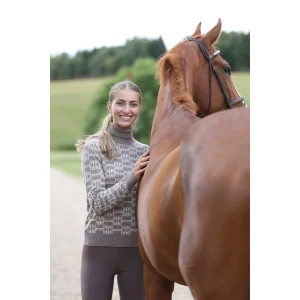 Kingsland KLAnnabella Ladies Knitted Rollneck - Dove Melange in Dove Melange