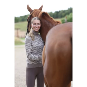 Kingsland KLAnnabella Ladies Knitted Rollneck - Dove Melange in Dove Melange