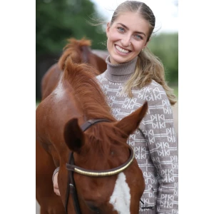 Kingsland KLAnnabella Ladies Knitted Rollneck - Dove Melange in Dove Melange