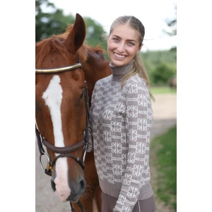 Kingsland KLAnnabella Ladies Knitted Rollneck - Dove Melange in Dove Melange