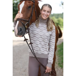 Kingsland KLAnnabella Ladies Knitted Rollneck - Dove Melange in Dove Melange