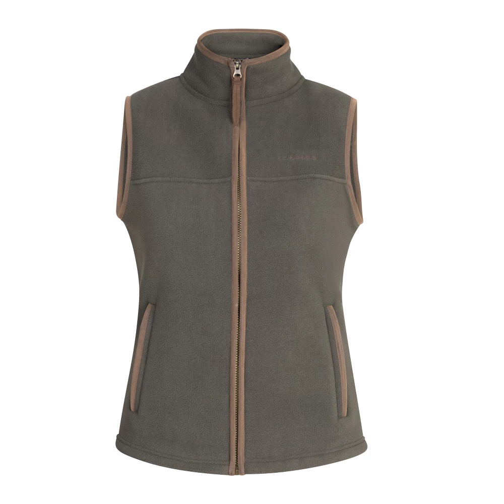 Aubrion Original Fleece Gilet - Green in Green