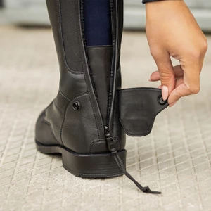 QHP Riding boot Elyria Adult - Black in Black