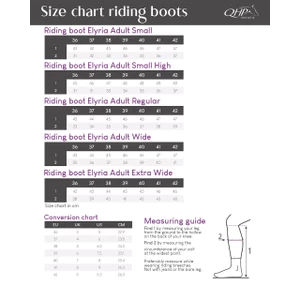 QHP Riding boot Elyria Adult - Black in Black