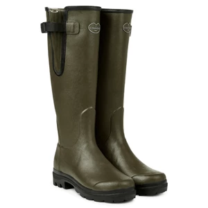 Le Chameau Women's Vierzon Jersey Lined Boot - Chameau Green in Chameau Green