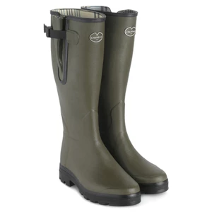Le Chameau Men's Vierzon Jersey Lined Boot - Chameau Green in Chameau Green