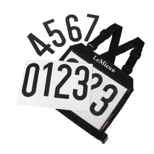 LeMieux Eventing Bib - Black in Black