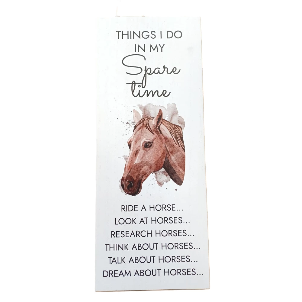 Jenkinsons Wooden Plaque: Spare Time in Unknown