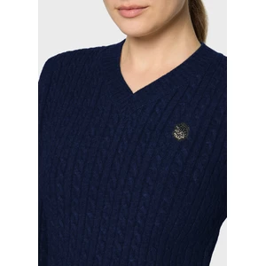 Samshield Women's Lisa Twisted Pullover - Navy in Navy