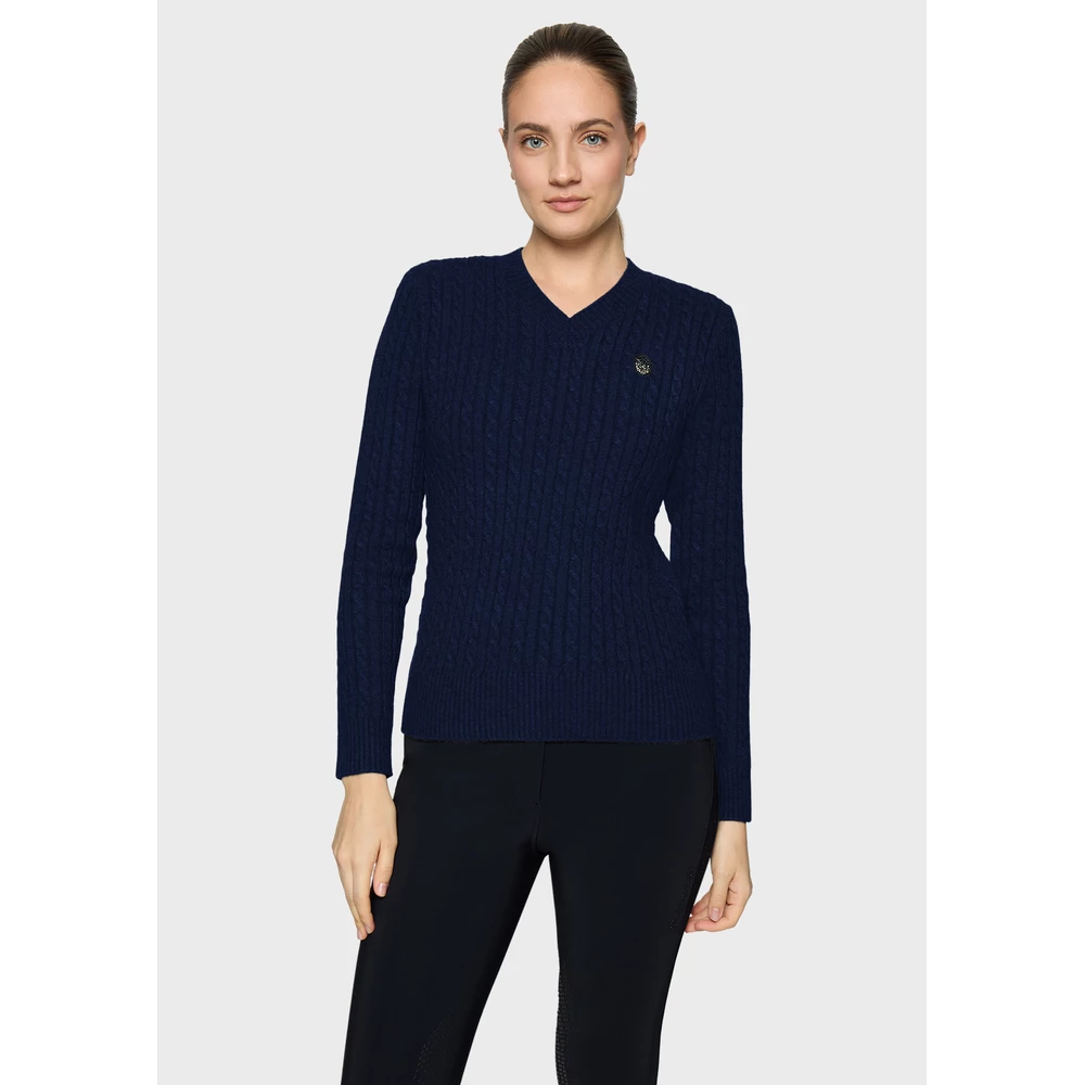 Samshield Women's Lisa Twisted Pullover - Navy in Navy