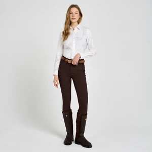 Toggi Dales Pony Shirt - Winter White/Black Coffee in Winter White/Black Coffee