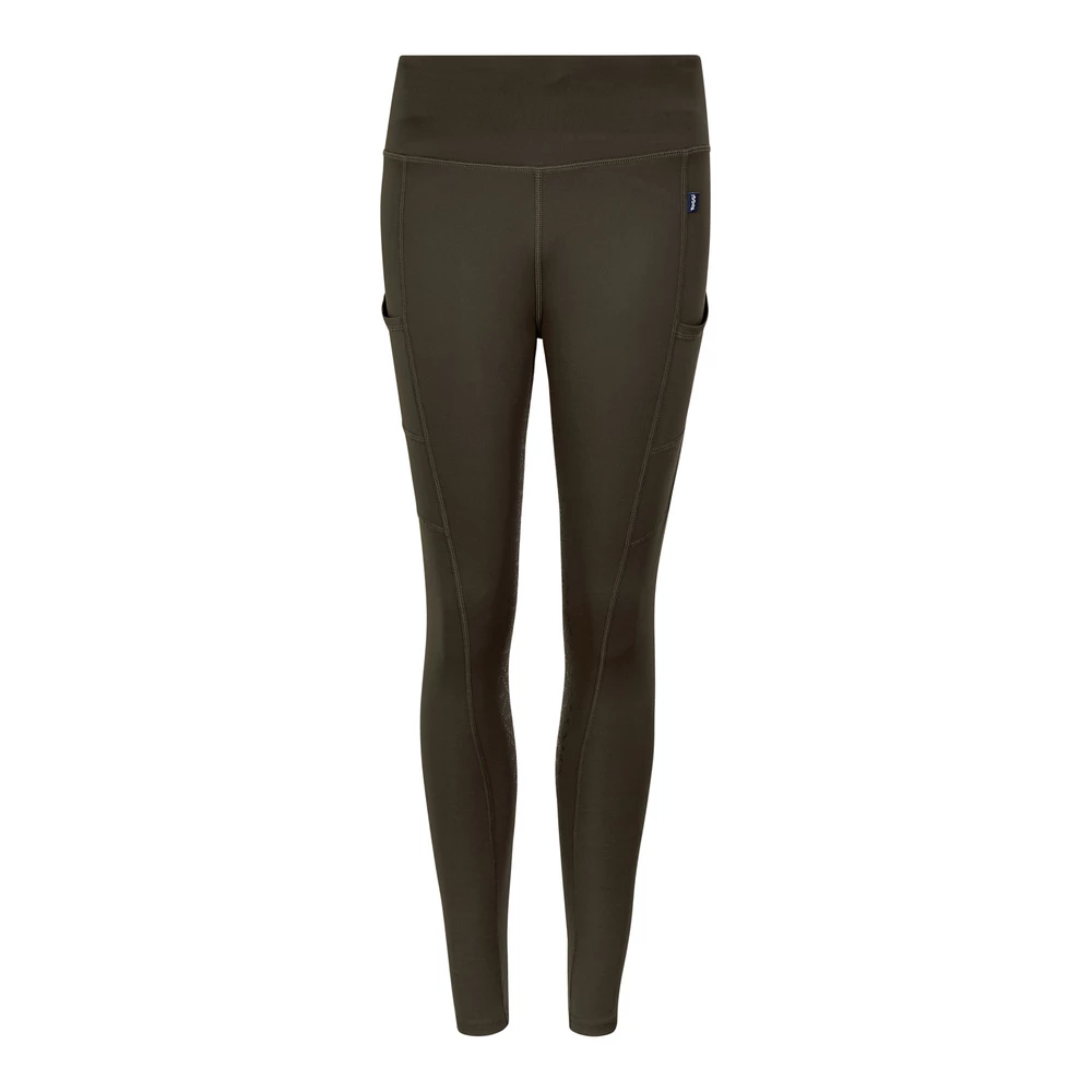 Toggi Winter Riding Tights - Dark Green in Dark Green