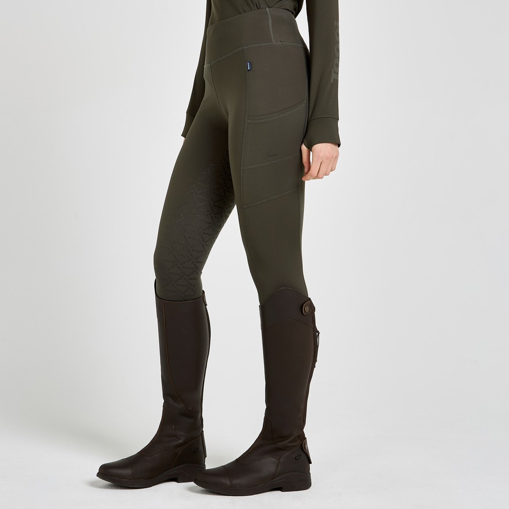 Toggi Winter Riding Tights - Dark Green 