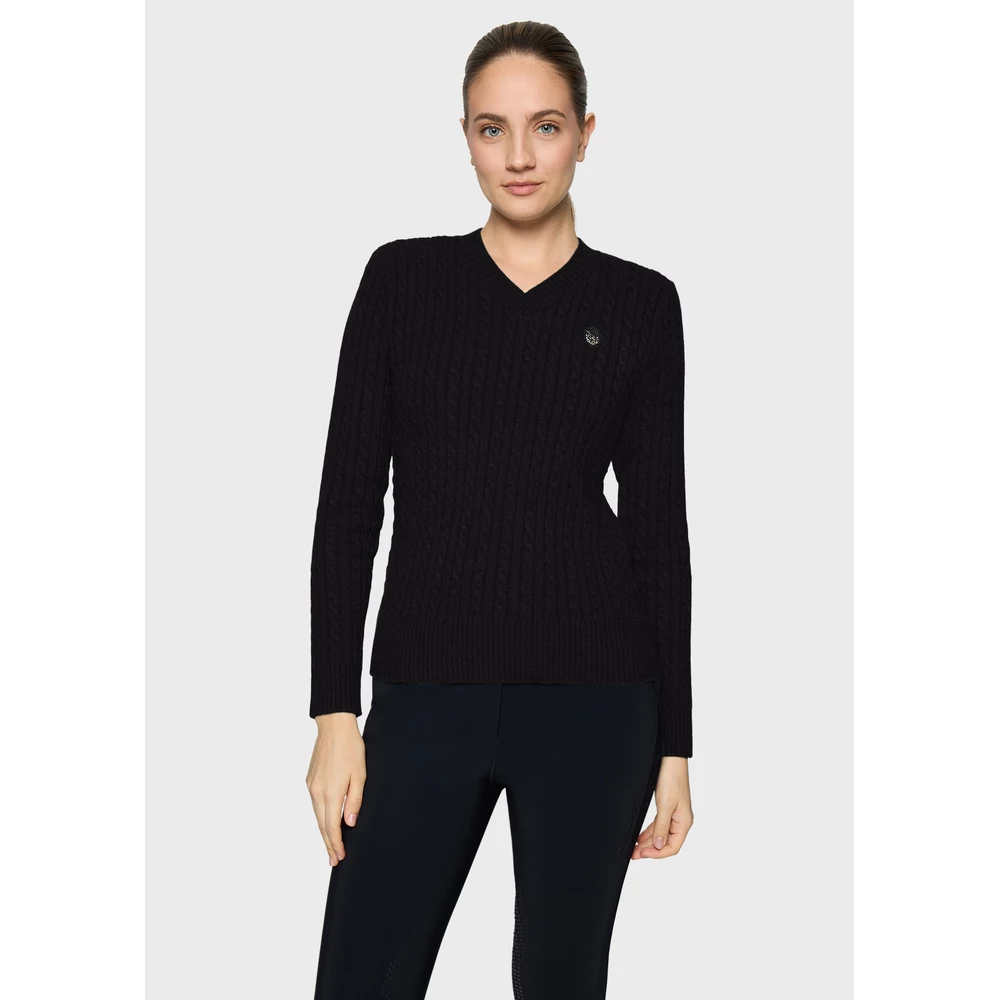 Samshield Women's Lisa Twisted Pullover - Black in Black