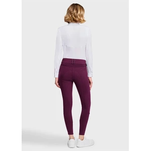 Samshield Clara Floral Full Grip Women's Breeches - Plum in Plum