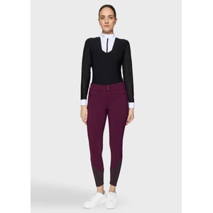 Samshield Clara Floral Full Grip Women's Breeches - Plum in Plum