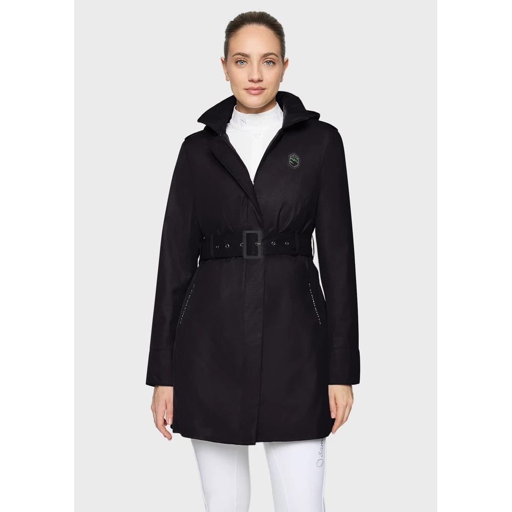 Samshield Daria Women's Long Sleeve Raincoat - Black in Black