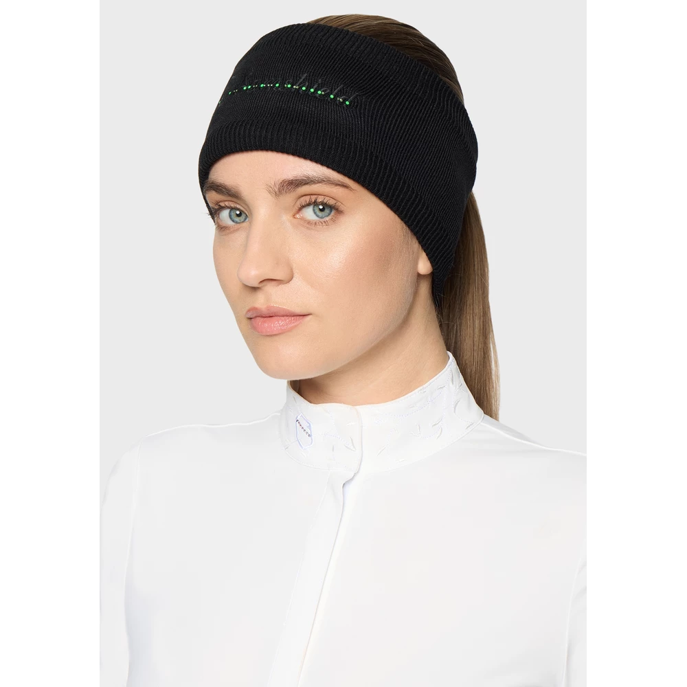 Samshield Amalie Crystal Women's Headband - Black in Black