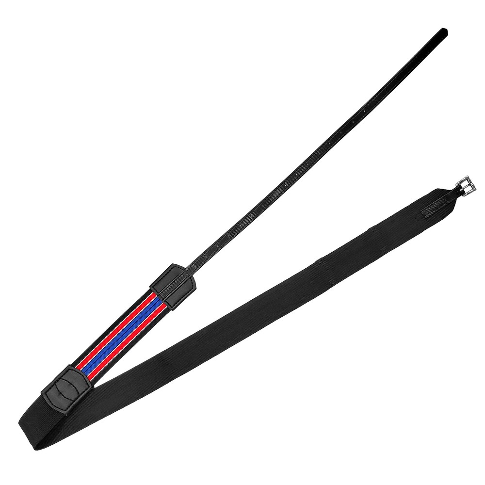 Zilco 50mm Elastic Surcingle - Black/Red/Blue 