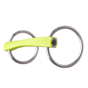 Zilco Ring Snaffle soft Flexi Mullen in Lime Green