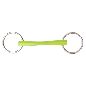 Zilco Ring Snaffle soft Flexi Mullen in Lime Green