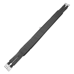 Zilco 2 Buckle Elastic Neoprene Girth - Black in Black