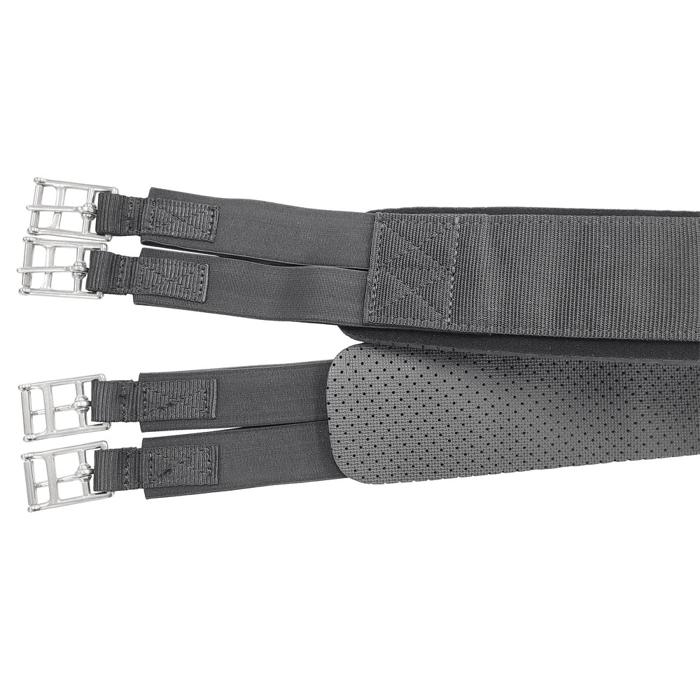 Zilco 2 Buckle Elastic Neoprene Girth - Black 