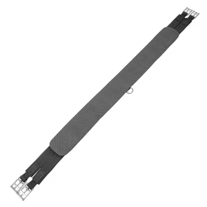 Zilco 2 Buckle Elastic Neoprene Girth - Black in Black