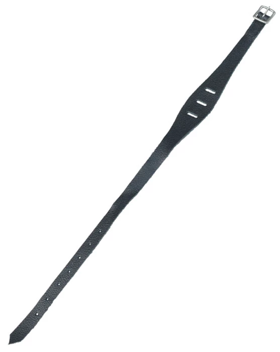 Zilco Aintree Leather Tongue Tie in Black