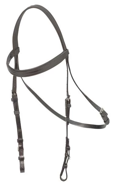 Zilco Exercise Bridle Head in Black