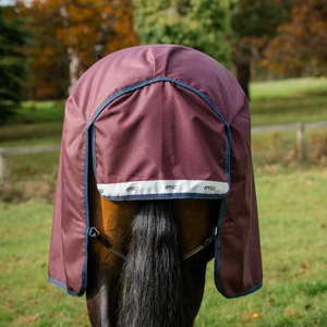 Horseware Amigo Amigo 1200D Plus Turnout 250g in Burgundy/Navy & Titanium Grey