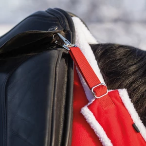 QHP Breast strap Christmas - Red in Red