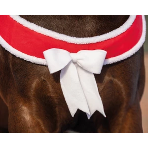 QHP Breast strap Christmas - Red in Red