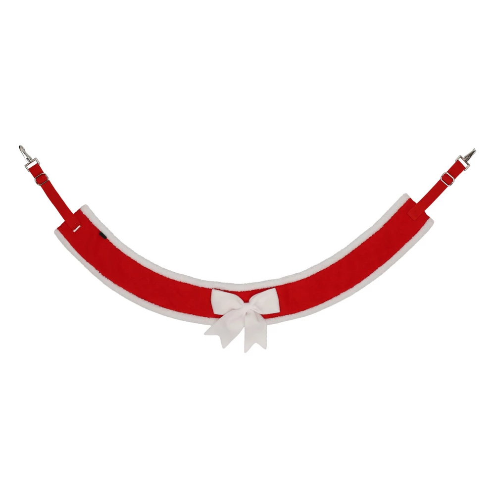 QHP Breast strap Christmas - Red in Red