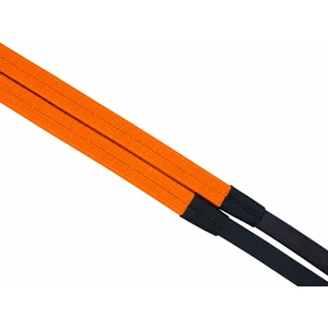 Blenheim Looped Reins - Havana/Orange 
